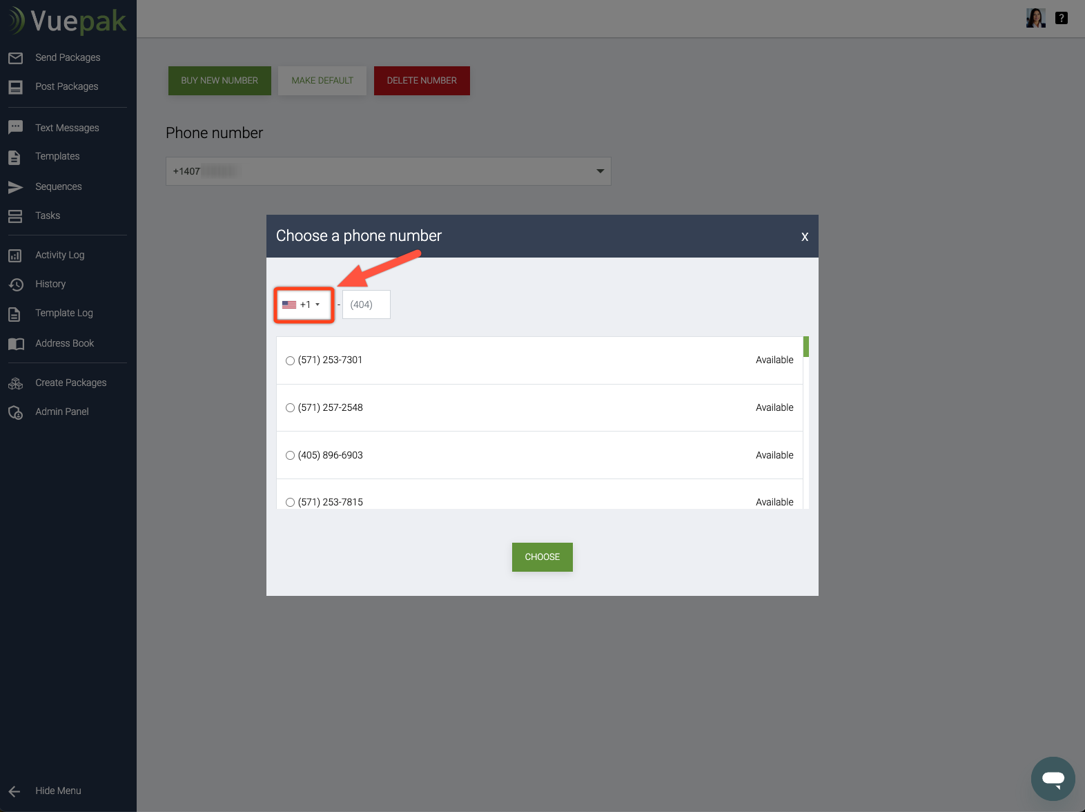 3. SMS Setting Country Code.png