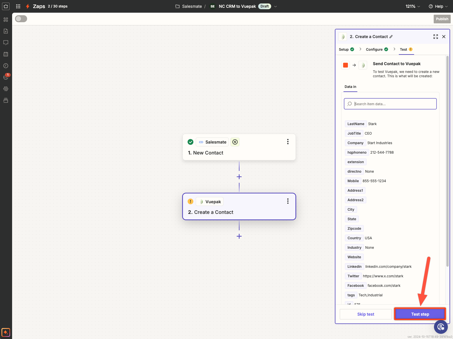 23 Action Test Step.png